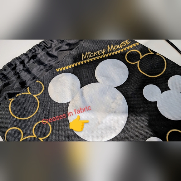 Disney. Mickey Mouse. Draw String. Tote Back Pack. - Picture 9 of 13